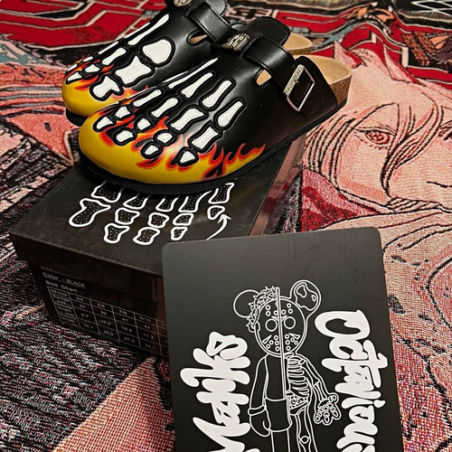 Octavious marks flame clogs - octavious,